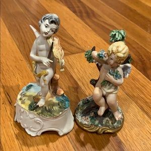 Capodimonte cherub figurines